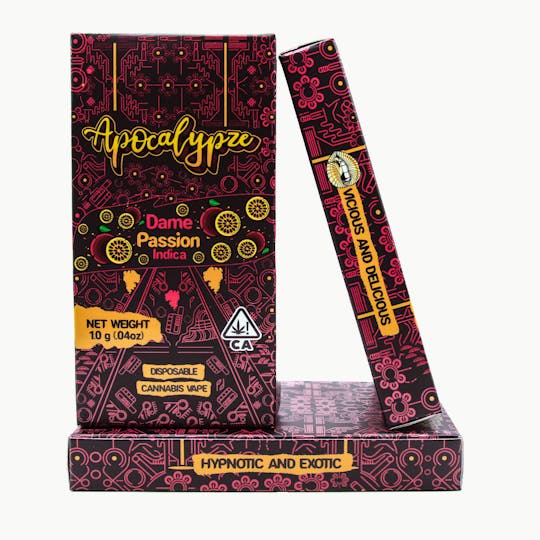 Apocalypze - Dame Passion - Liquid Diamond Vape - 1.0 gram Disposable - 1