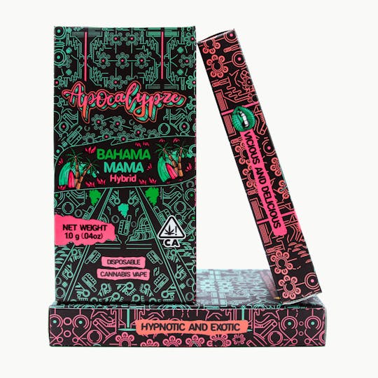 Apocalypze - Bahama Mama - Liquid Diamond Vape - 1.0 gram Disposable - 1