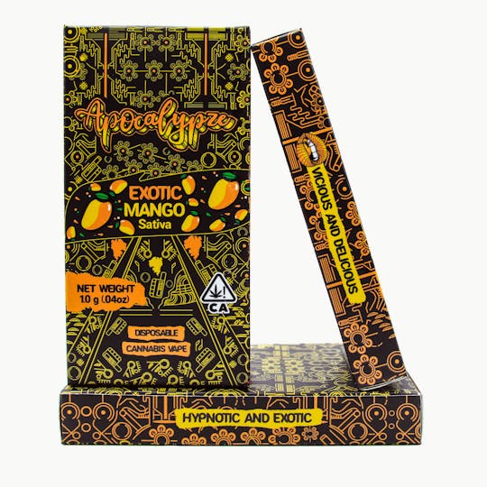 Apocalypze - Exotic Mango - Liquid Diamond Vape - 1.0 gram Disposable - 1