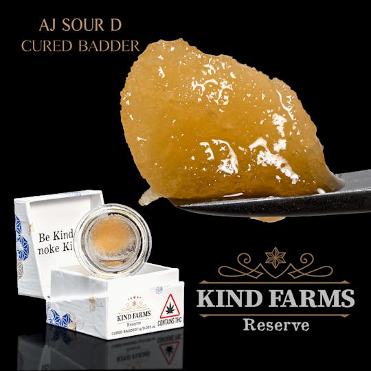 Kind Farms Reserve - AJ's Sour Diesel Cured Badder - Kind Farms Reserve - 1
