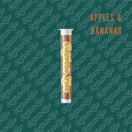 California Love - Apples & Bananas - 1g Pre Roll - 1