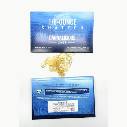 Cannalicious Labs - Lemon G Shatter - 1/80z - 1