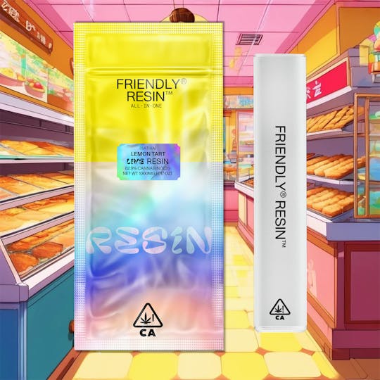 Friendly Brand - Lemon Tart 1g Live Resin ALL-IN-ONE - 1