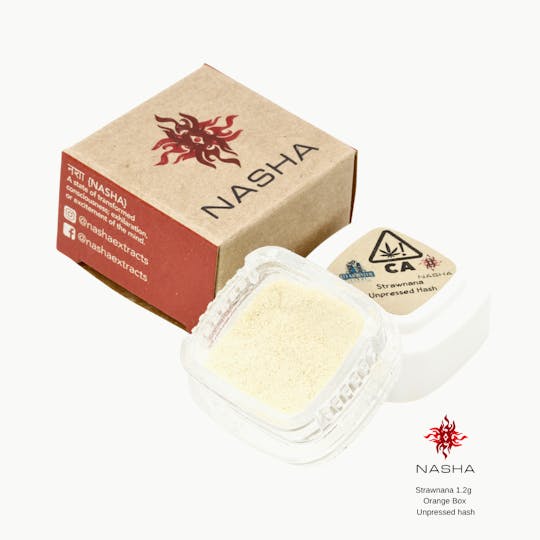NASHA - Strawnana 1.2g Orange Unpressed Hash - 1