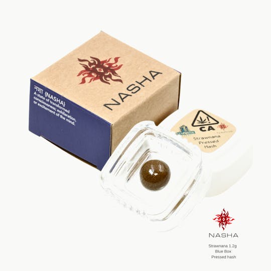 NASHA - Strawnana 1.2g Blue Pressed Hash - 1