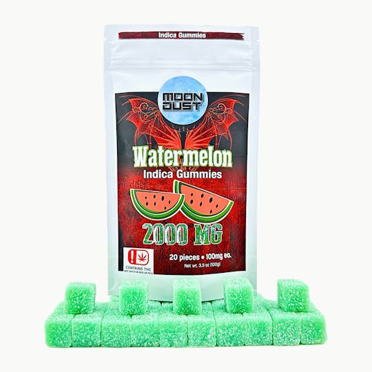 MOON DUST - 2000MG THC GUMMIES - WATERMELON - INDICA - 1