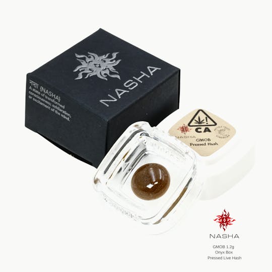 NASHA - G-MOB 1.2g Onyx Pressed Live Hash - 1