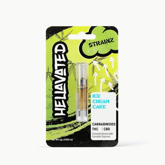 Hellavated - Ice Cream Cake Strainz Cartridge 1g - 1