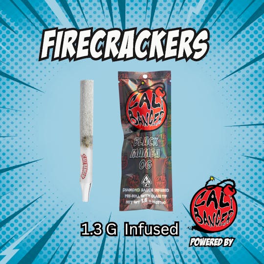 Firecracker by Cali Banger - Firecracker by Cali Banger Infused Pre Roll BLACK MAMBA OG - 1.6 Gr - 1