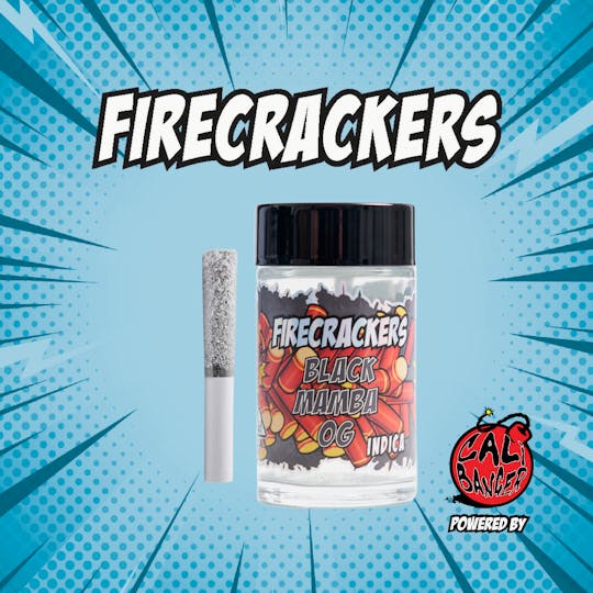 Firecracker by Cali Banger - Firecracker by Cali Banger Infused Pre Roll BLACK MAMBA OG 5 X 0.6 - 3.0 Gr - 1