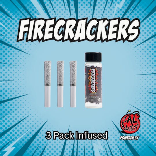 Firecracker by Cali Banger - Firecracker by Cali Banger Infused Pre Roll BLACK MAMBA OG 3 X 0.6 - 1.8 Gr - 1