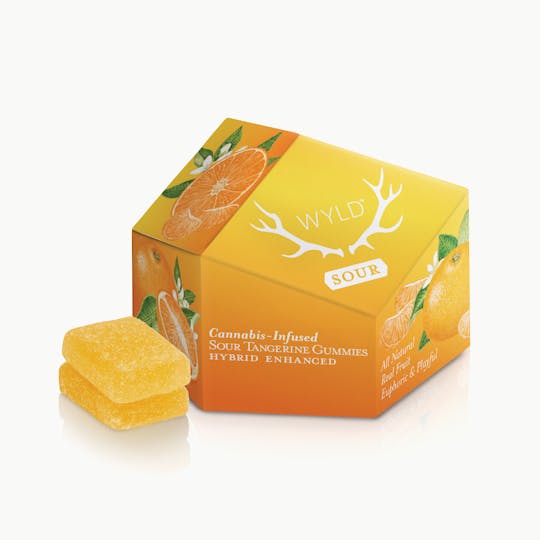 WYLD - Sour Tangerine Hybrid Enhanced Gummies - 1
