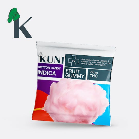 KUNI - Cotton Candy - 50 MG - Indica - Kuni - 1