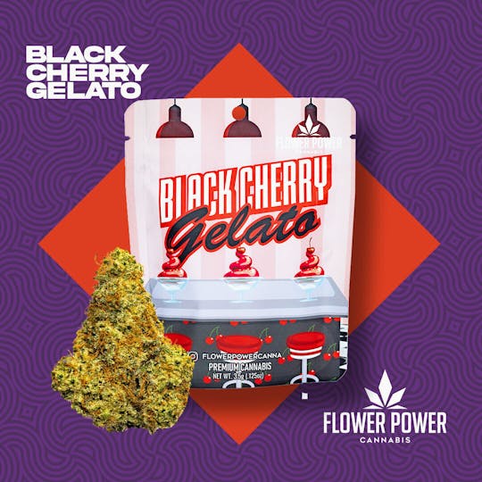Flower Power Cannabis - Black Cherry Gelato 3.5G Pre Pack - 1