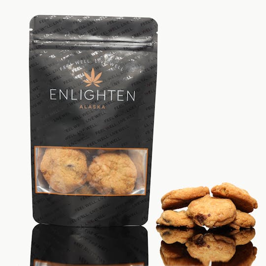 Enlighten - Chocolate Chip Cookies w/ Salted Caramel - 10 Pack (100mg) - 1