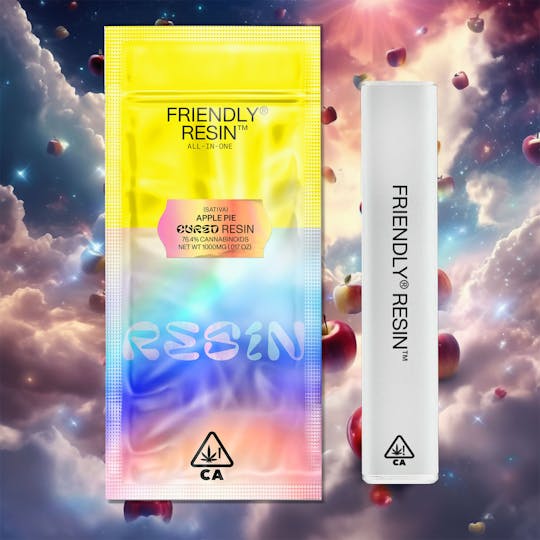 Friendly Brand - Apple Pie 1g Cured Resin ALL-IN-ONE - 1