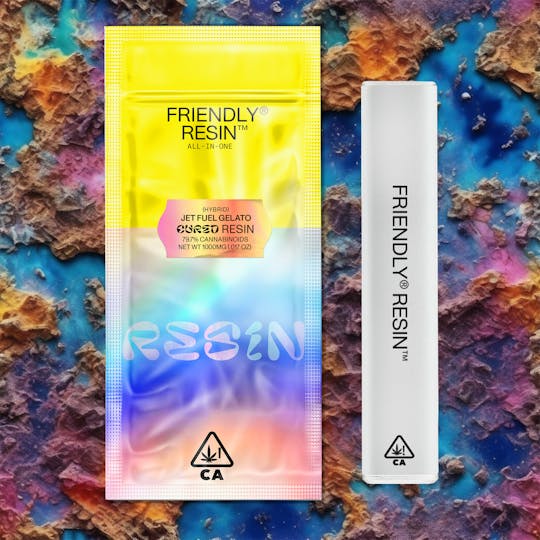 Friendly Brand - Jet Fuel Gelato 1g Cured Resin ALL-IN-ONE - 1