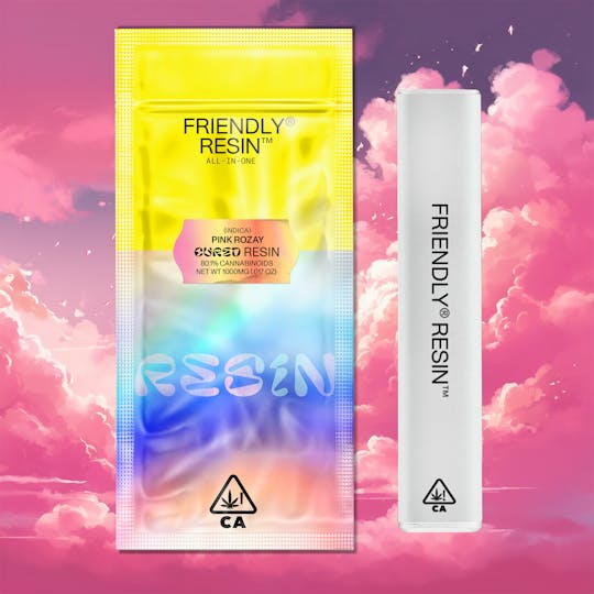 Friendly Brand - Pink Rozay 1g Cured Resin ALL-IN-ONE - 1