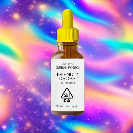 Friendly Brand - Durban Poison 1000mg Full Spectrum Tincture - 1