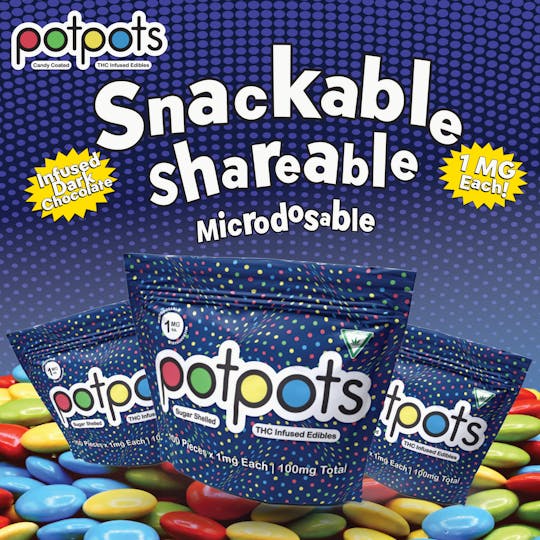 Dream Edibles - Potpots - Dark Chocolate 100ct. - 1