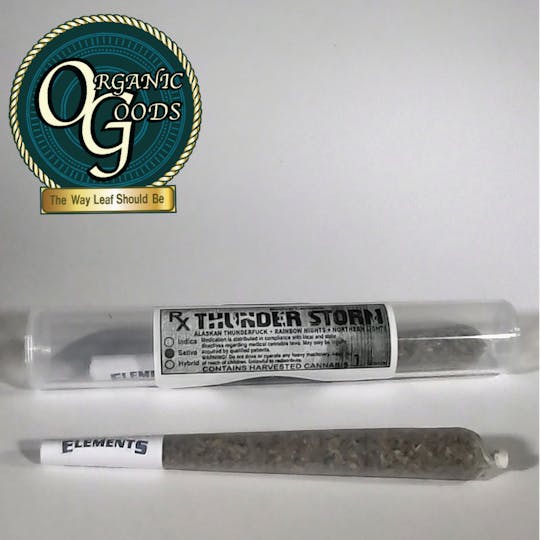 Organic Goods - Organic Goods Pre-Roll Thunder Storm 1 G - 1