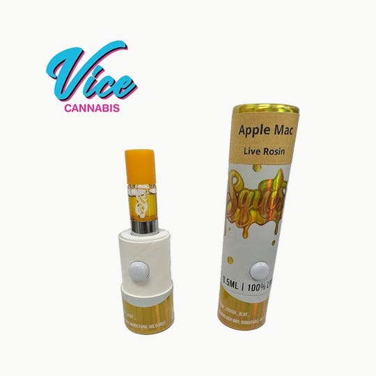 Vice Cannabis - Squishy Live Rosin Sauce Tank 0.5g: Apple Mac - 1