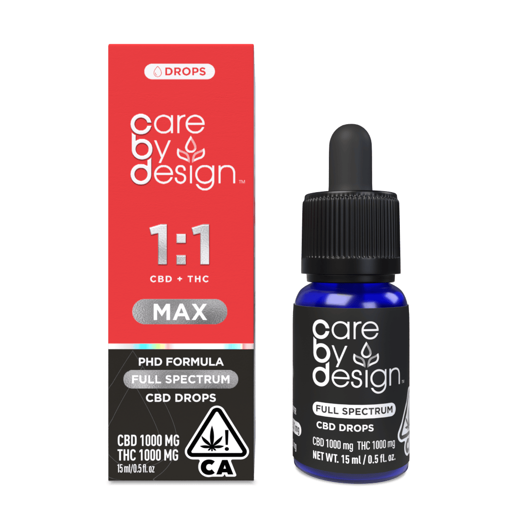 リラクゼーショングッズ ANGEL MAX liquid 1ml CBN CBG CBD H4 CRD Care By Design | 1:1 Max Full Spectrum CBD Drops 15ml - Rebud