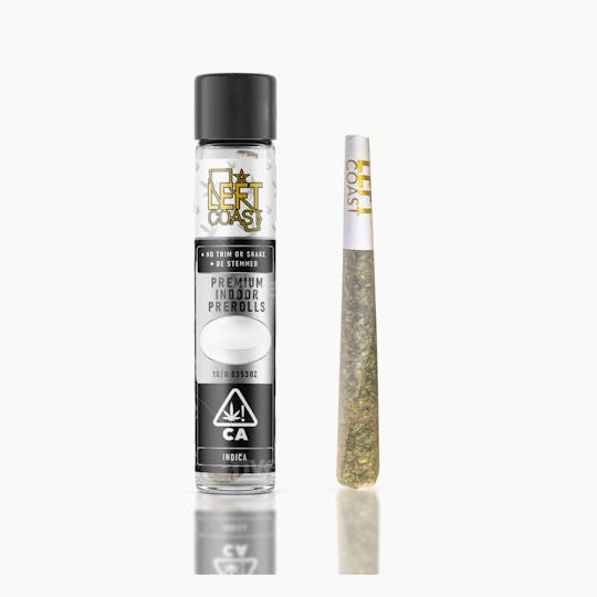 LEFT COAST - 1G Non Infused Preroll London Pound Cake - 1