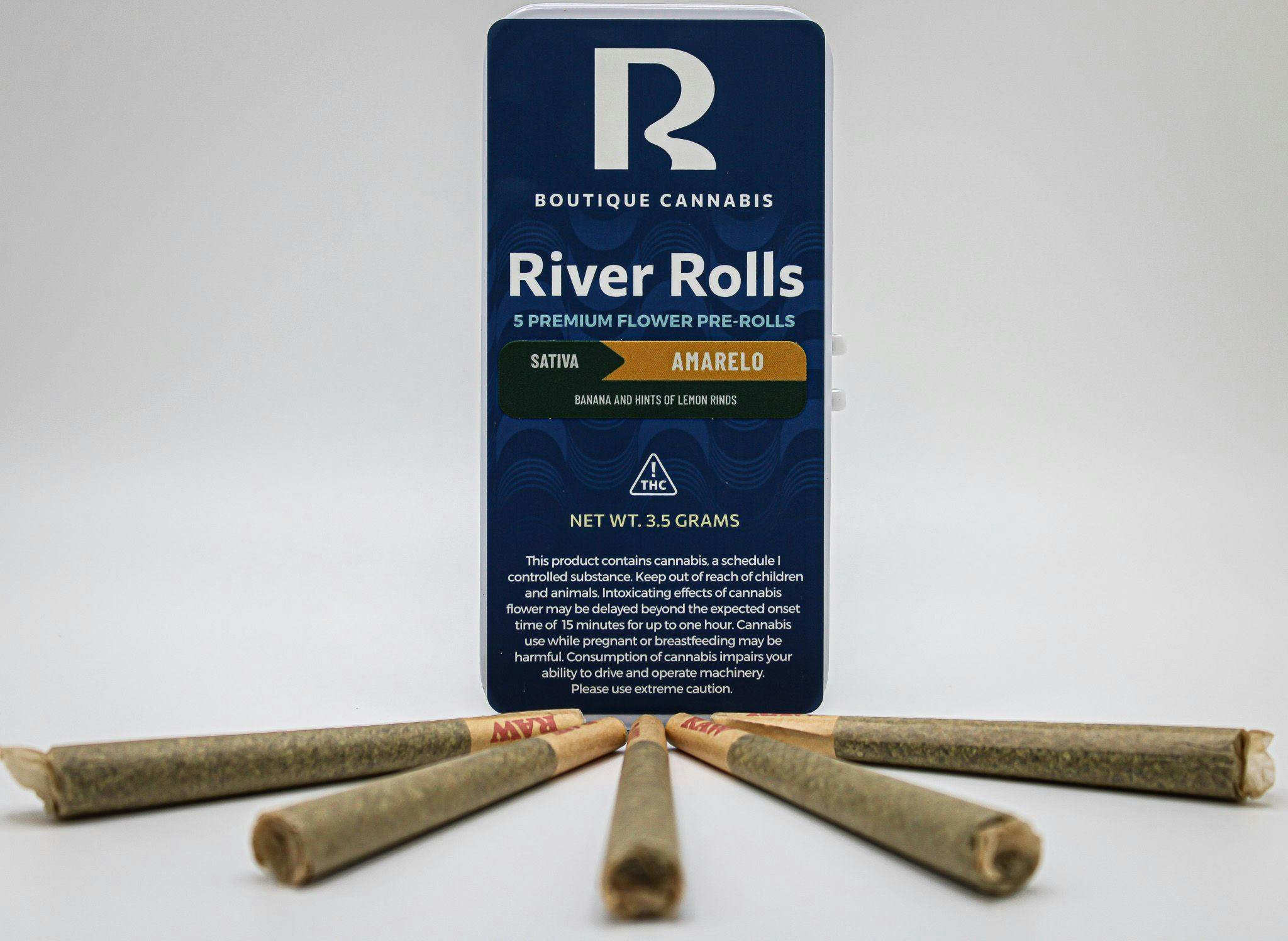 River Remedy - River Remedy: River Rolls Amarelo 5 Pack - 1