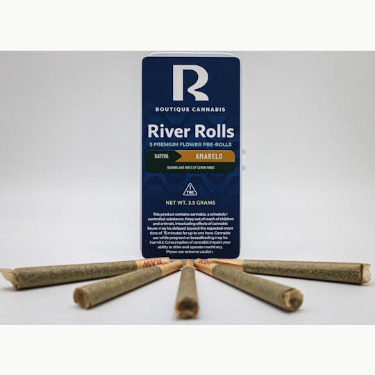 River Remedy - River Remedy: River Rolls Amarelo 5 Pack - 1
