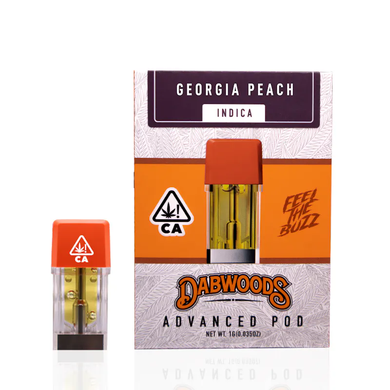 Dabwoods Georgia Peach Pod 1g pod