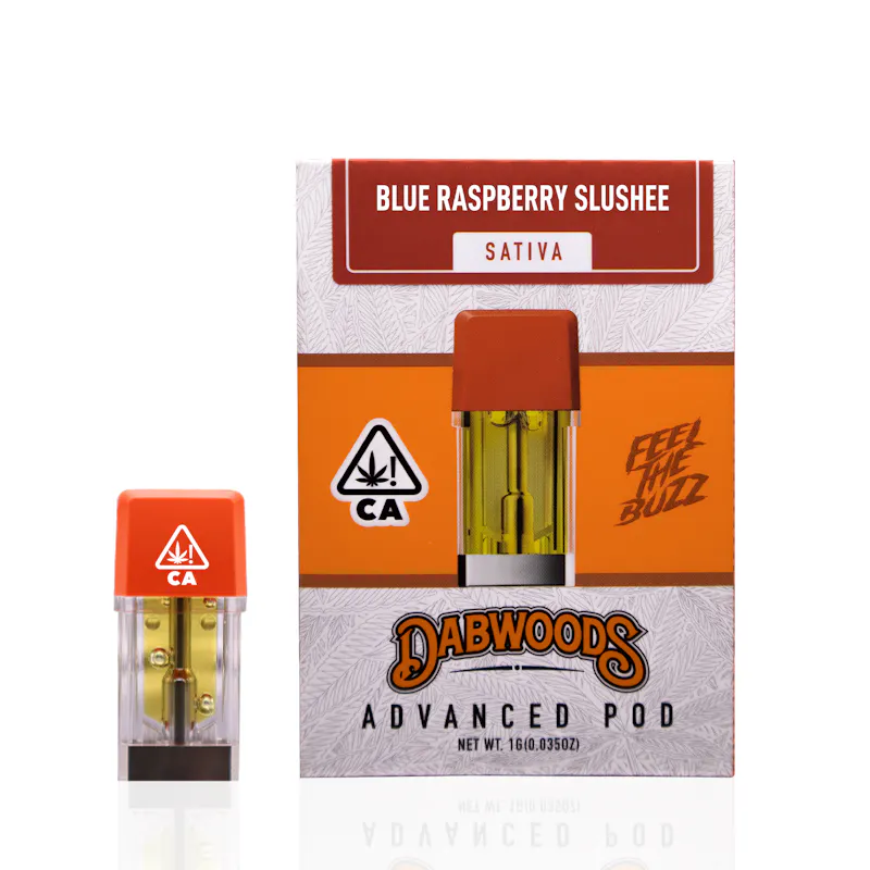 Dabwoods Blue Raspberry Slushee Pod 1g