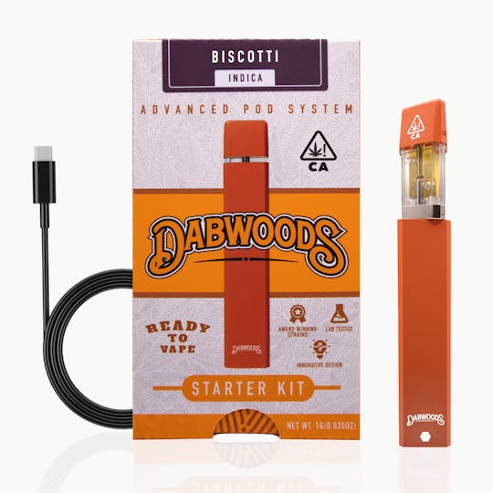 Dabwoods - VAPE- STARTER KIT BISCOTTI 1G - 1