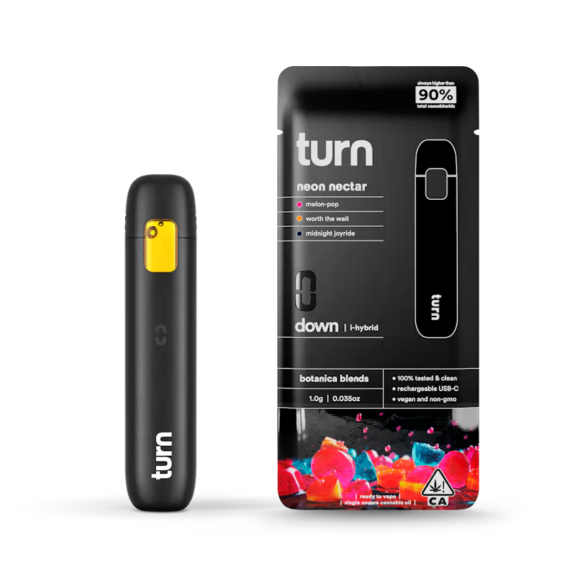 Turn Neon Nectar Disposable 1g disposable