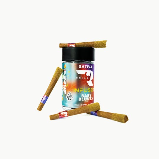 ROLLY - JUICY PUNCH BABY BLUNTS 2.5g | Diamond, Hash & Kief Infused - 1