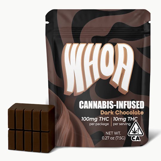 Whoa - WHOA Dark Chocolate - Bite (100mg) - 1