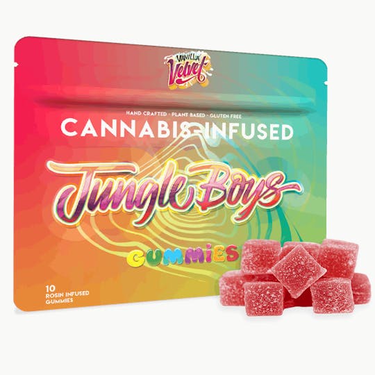 Jungle Boys - Jungle Boys | Vanilla Velvet (Raspberry Lychee) - 100mg Rosin Gummies - 1