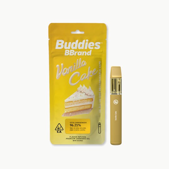 Buddies Brand - BBrand Vanilla Cake 1g AIO Vape - 1