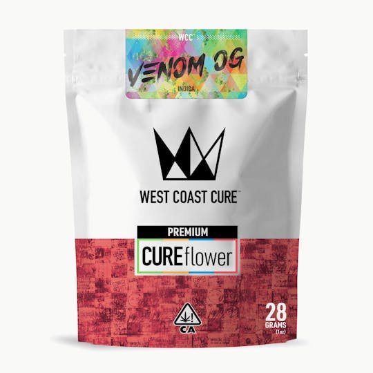 West Coast Cure - Venom OG - 28G Premium Flower - 1
