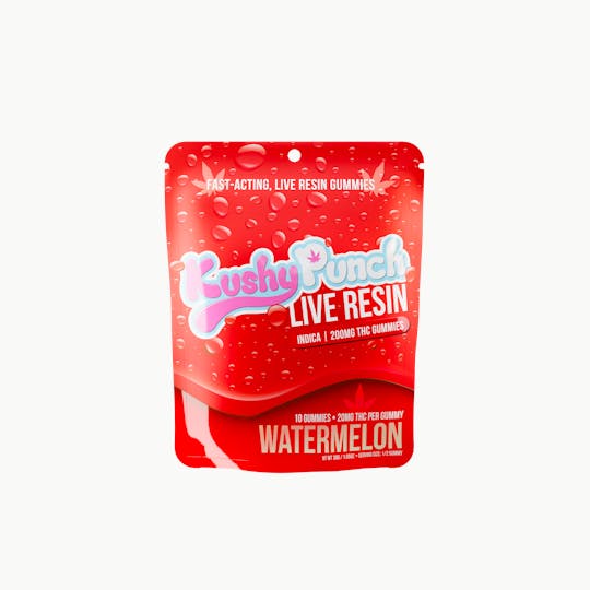 Kushy Punch - Kushy Punch - Watermelon Live Resin GUMMIES 200MG - 1