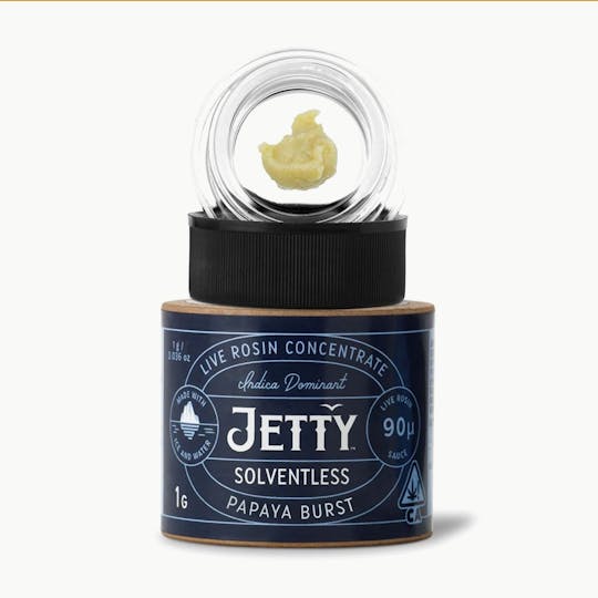 Jetty Extracts - Papaya Burst Live Rosin Concentrate 1g - 1