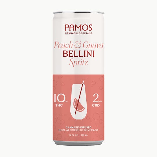 Pamos - PAMOS | Bellini Spritz 4-pack | 10mg THC per can - 1