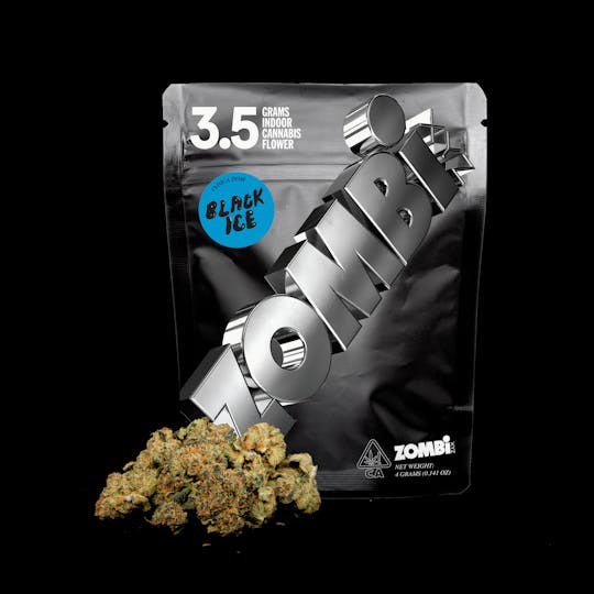 ZombiXYZ - Black Ice | 3.5g Indoor Flower - 1