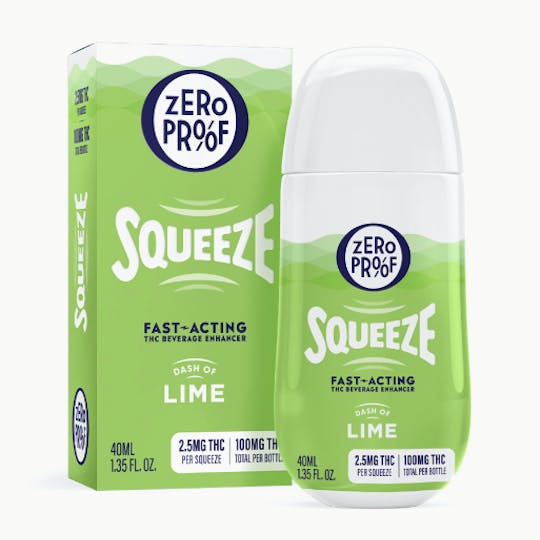 Zero Proof Squeeze - Zero Proof Squeeze Dash of Lime 100mg - 1