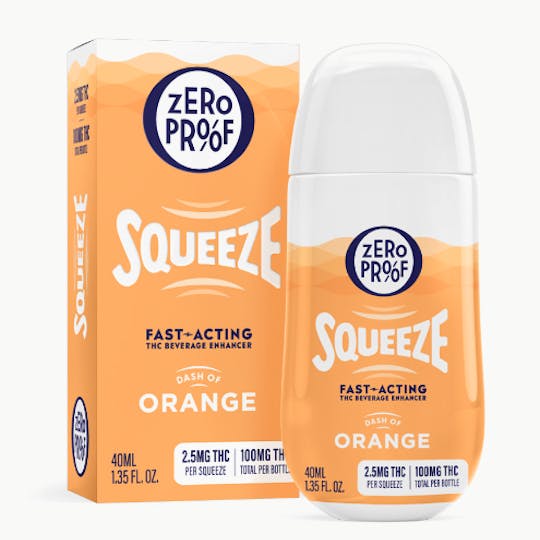 Zero Proof Squeeze - Zero Proof Squeeze Dash of Orange 100mg - 1
