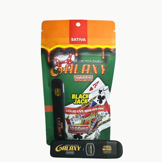 Galaxy - Black Jack Live Resin Disposable Vape 1g - CA - 1