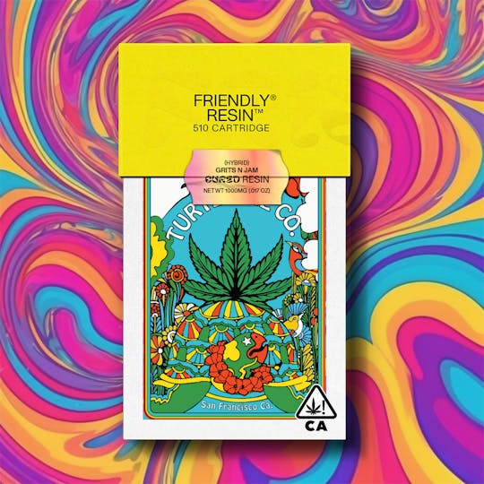 Friendly Brand - Friendly Brand x Turtle Pie - Grits n Jam - 1g Cured Resin Cartridge - 1