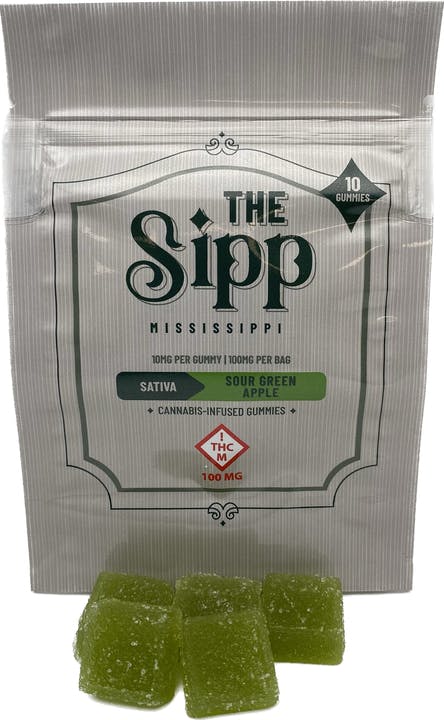 River Remedy - The Sipp: Sour Green Apple Gummies - 200mg (10pk) - 1