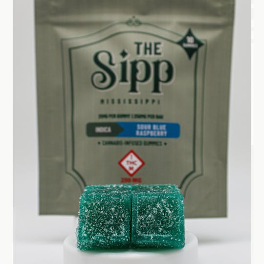 River Remedy - The Sipp: Sour Blue Razz Gummies - 250mg (10pk) - 1