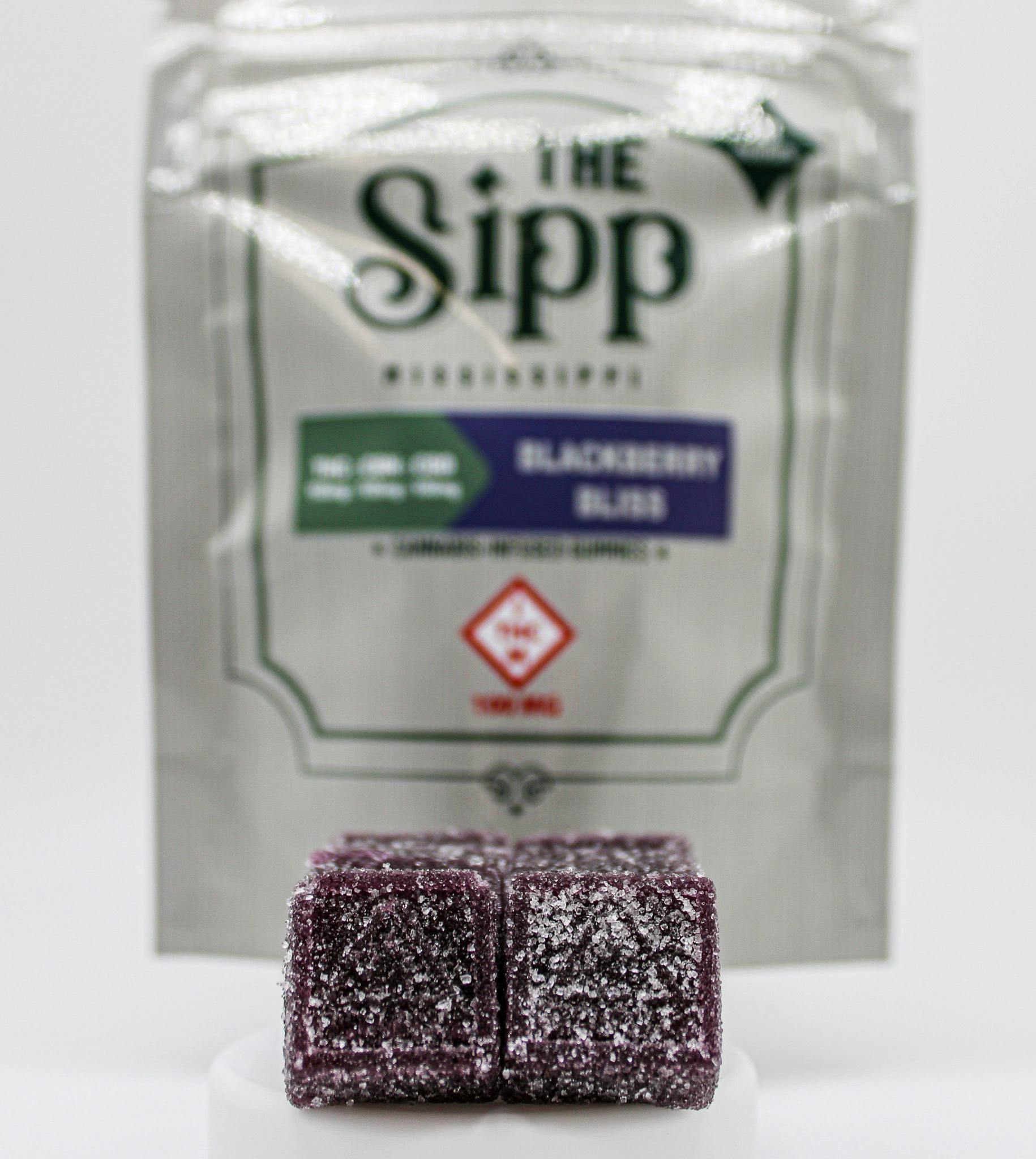 River Remedy - The Sipp: 1:1:1 100mg Blackberry Bliss Gummies (10pk) - 1
